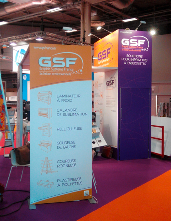 Création d'un stand pour un salon à paris